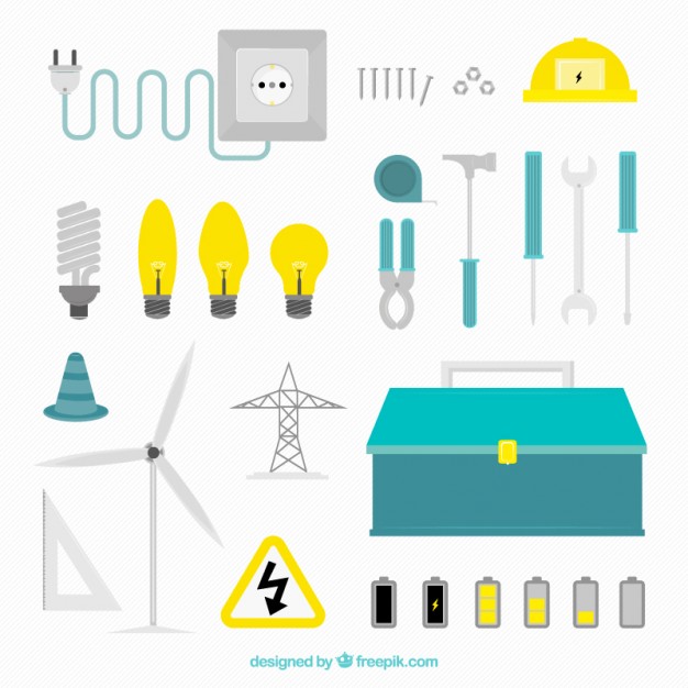 626x626 Electricity Icons Vector Free Download