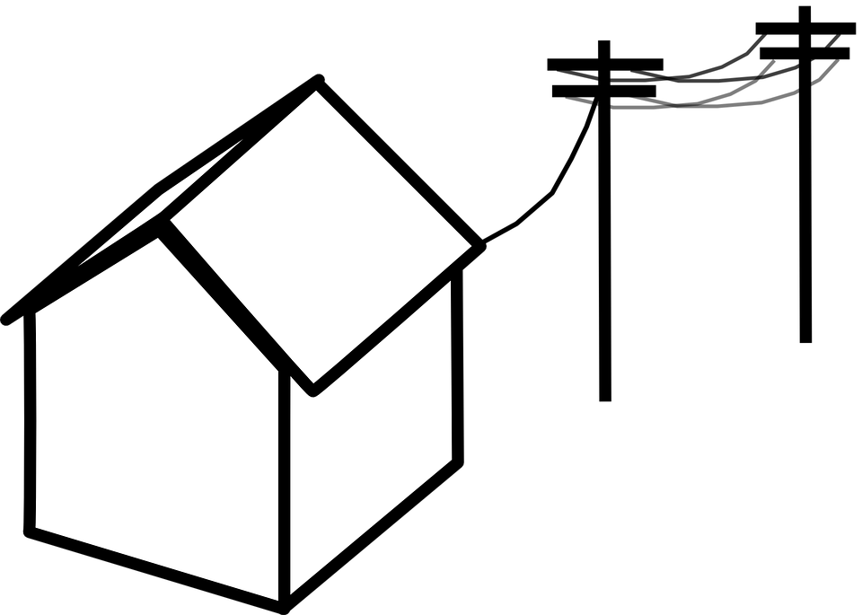 960x685 Electrical Vector Black And White ~ Frames ~ Illustrations ~ Hd