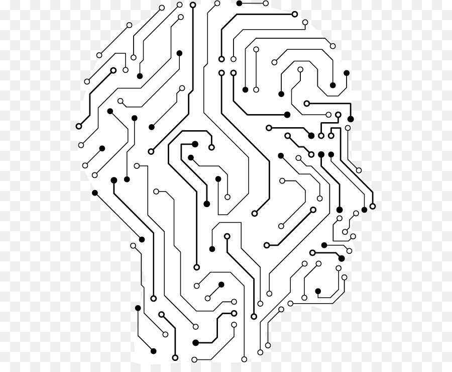 900x740 Electronic Engineering Human Head Brain Illustration