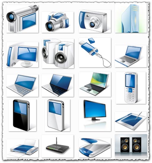 513x550 Electronic Devices Vectors