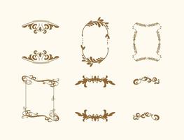 263x200 Elegant Border Free Vector Art