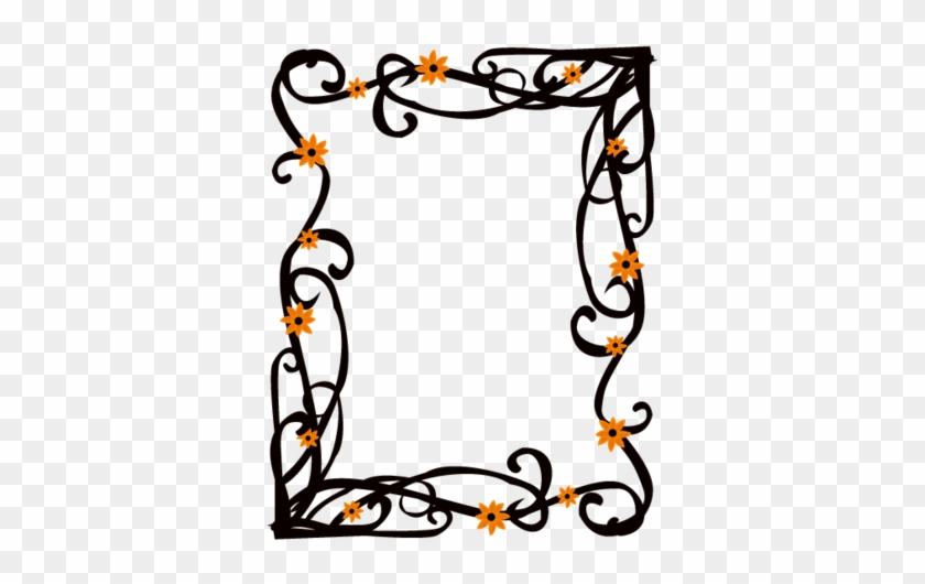 840x530 Elegant Floral Frame Border Vector By Angeladesigns