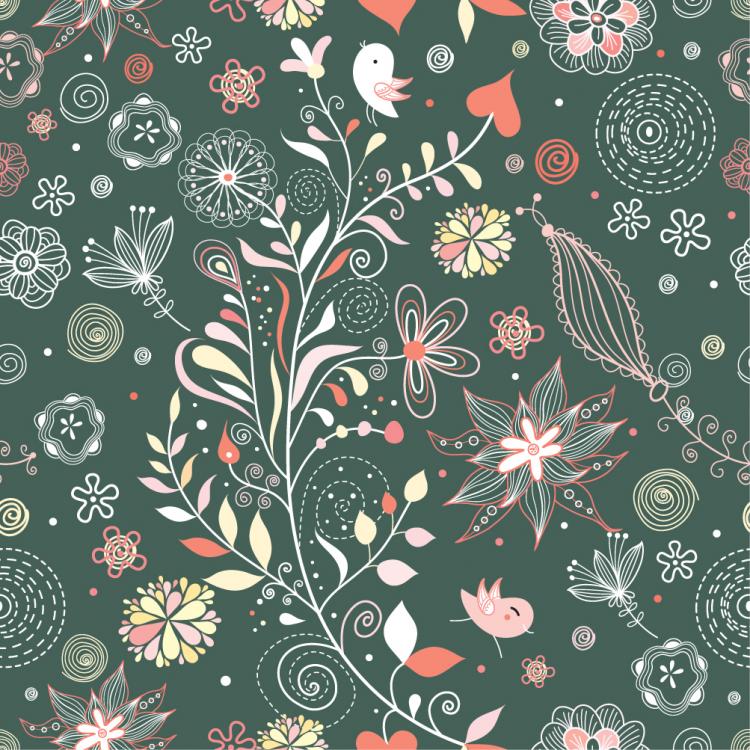 750x750 Elegant Pattern Illustration Background 02 Vector Free Vector