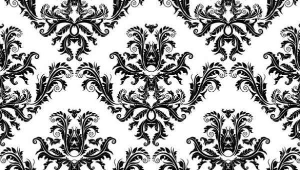 600x339 Free Pdf Down Elegant Damask Seamless Vector Pattern