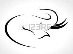 236x175 Elephant Logo. Line Art Illustration Elephant 2