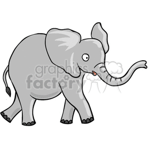 300x300 Elephant Clip Art Image