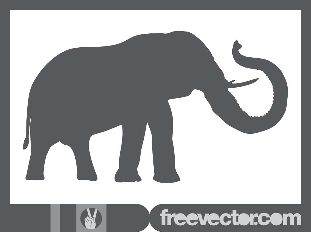 1024x765 Elephant Vector Silhouette Vector Art Amp Graphics