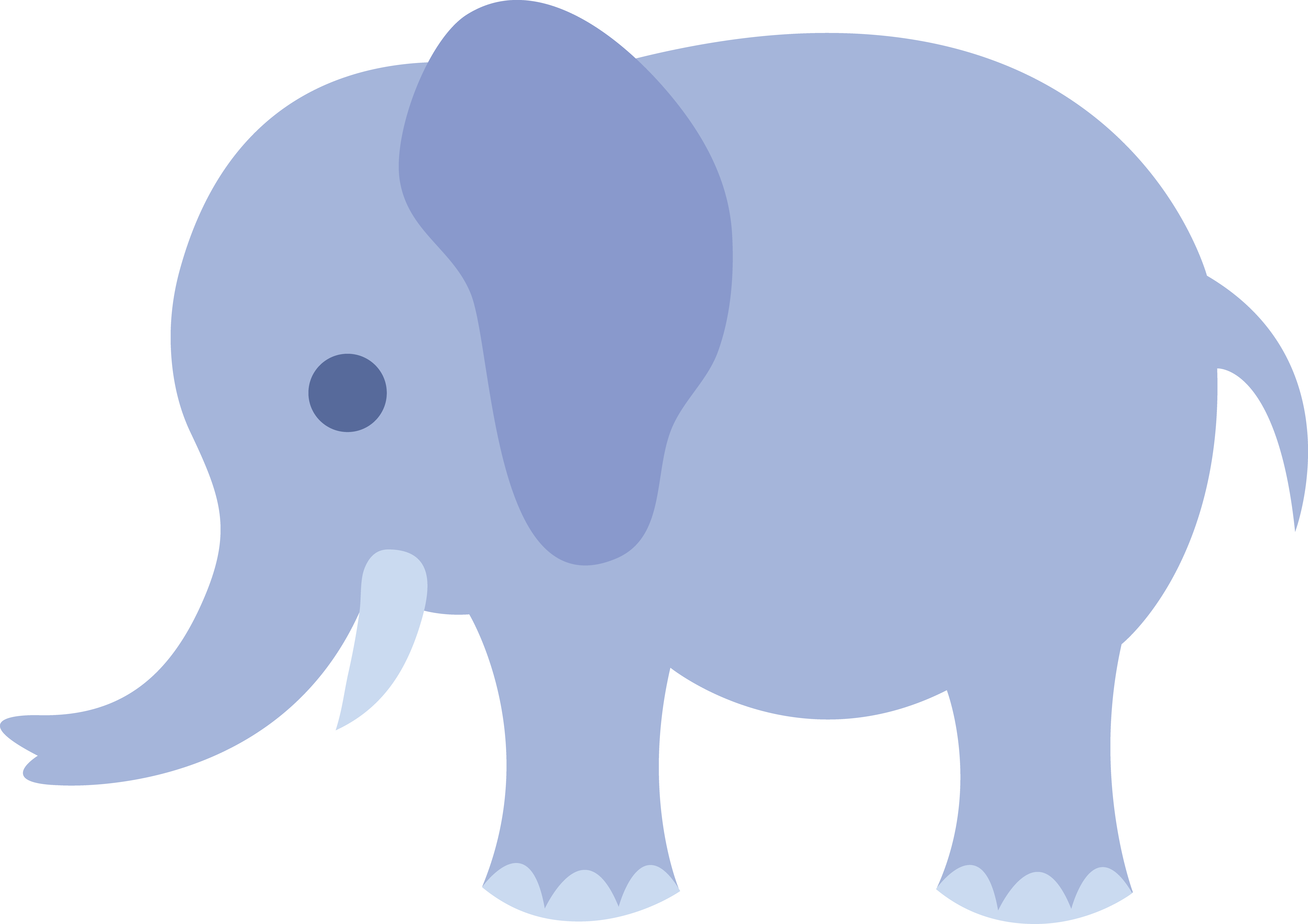 5786x4090 Vector Elephant