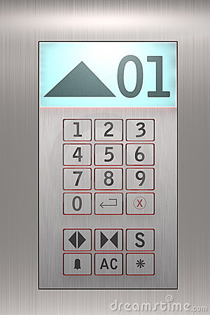 300x450 Elevator Buttons Clipart