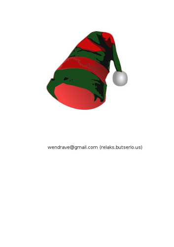 353x500 Elf Hat Vector Image Public Domain Vectors