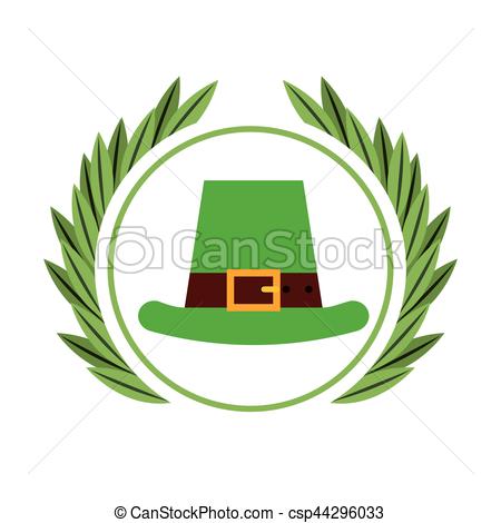 450x470 Irish Elf Hat Icon Vector Illustration Design.