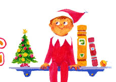 229x162 Elf On Shelf Seal Clipart