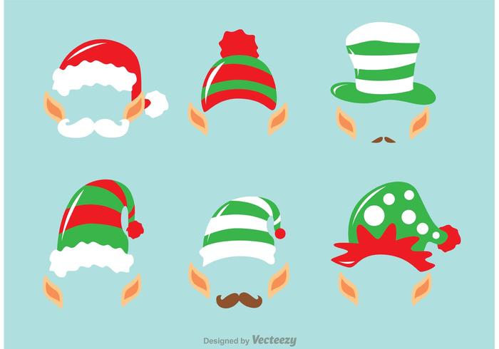 700x490 Costume Santa Elves Vector Pack