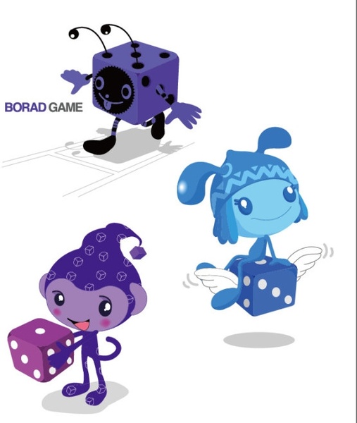 507x600 Dice Elf Vector Free Vector In Adobe Illustrator Ai ( .ai ) Vector