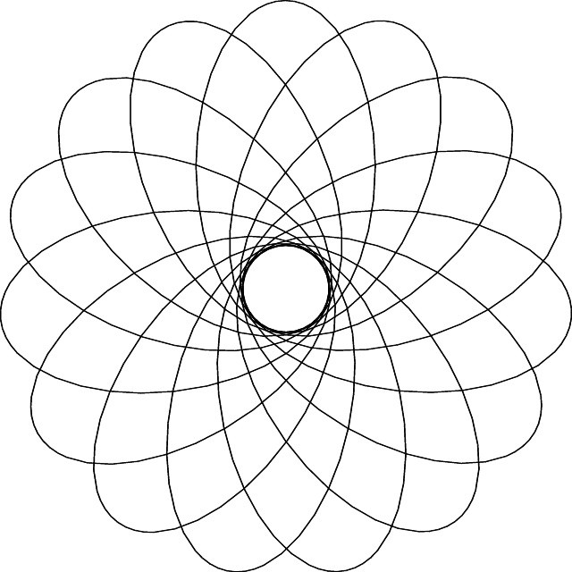 640x640 Optical Ellipse Shape Free Vector 123freevectors