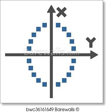 362x382 Art Print Of Ellipse Plot Vector Toolbar Icon Barewalls Posters