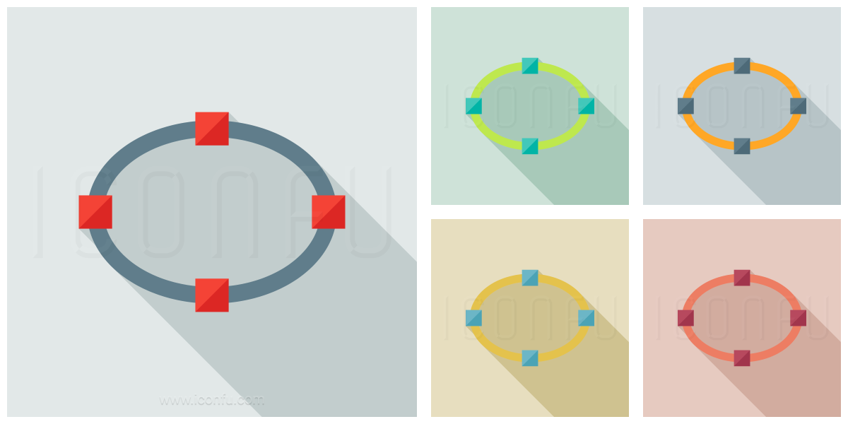 1200x600 Vector Ellipse Icon