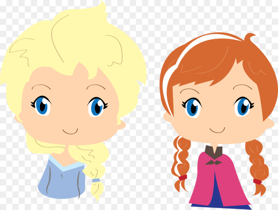 900x680 Elsa Anna Drawing