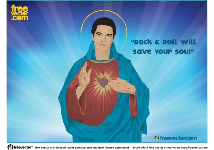 700x490 Elvis Presley Vector