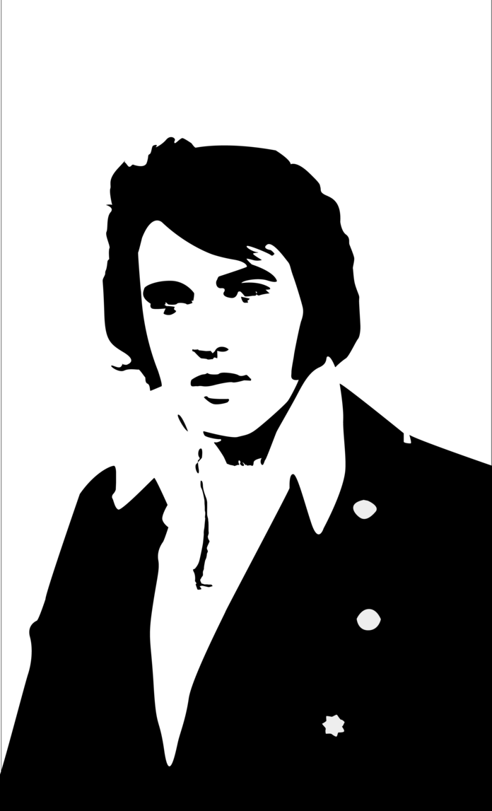 696x1147 Elvis Presley Vector By Nicollearl