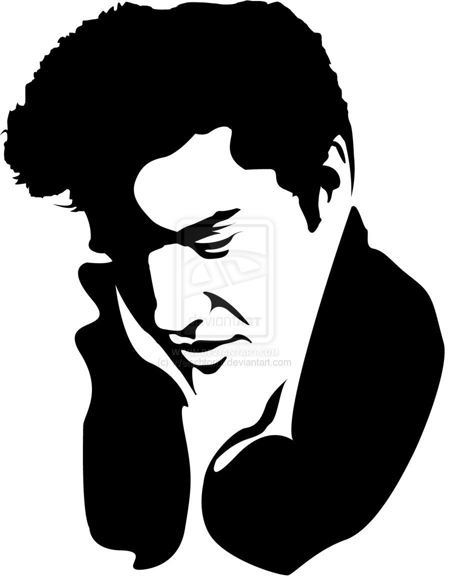 900x1155 Elvis Presley Vector Art