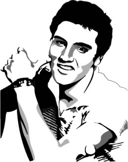 258x327 Elvis Presley Clipart