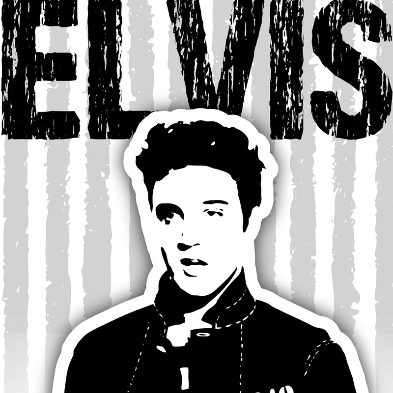 800x800 Elvis Vector Clip Art Graphic Get It Free!