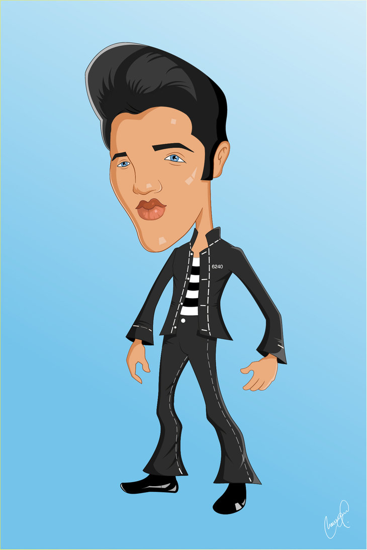 730x1094 Elvis Vector