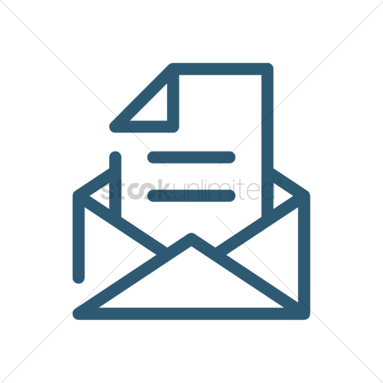 1300x1300 Email Symbol Vector Image
