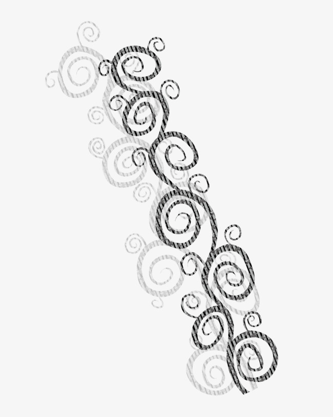 650x814 Flower Vines Simple Circular Embellishment Vector Material, Flower