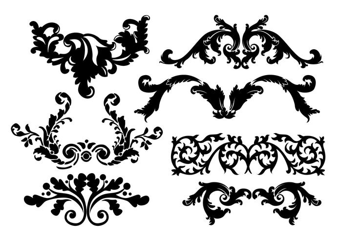 700x490 Scrollwork Embellishments Vectors