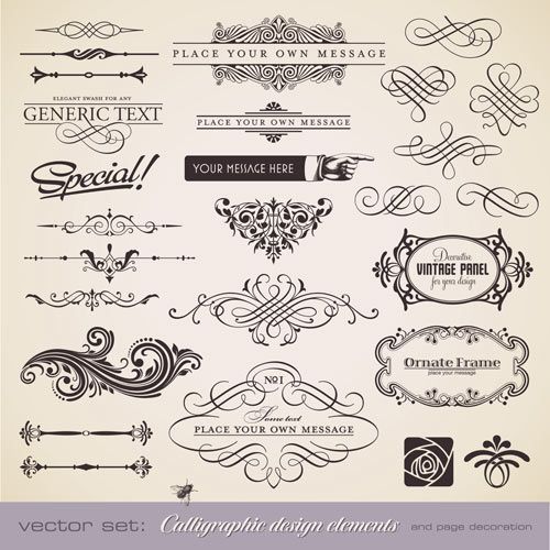 500x500 Vintage Embellishment Vector Free Stock Vector Art