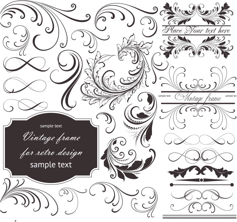 800x750 Floral Frame Embellishment Vector Vector Graphics Blog