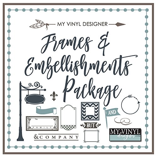 500x500 My Vinyl Designer Frames And Embellishments Package
