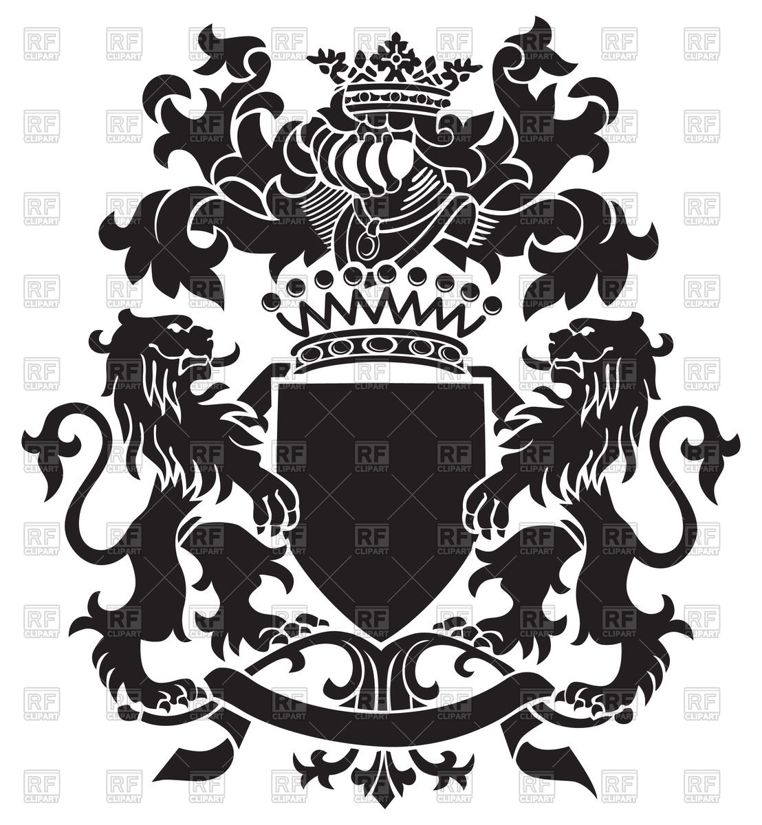 1108x1200 Medieval Heraldic Emblem