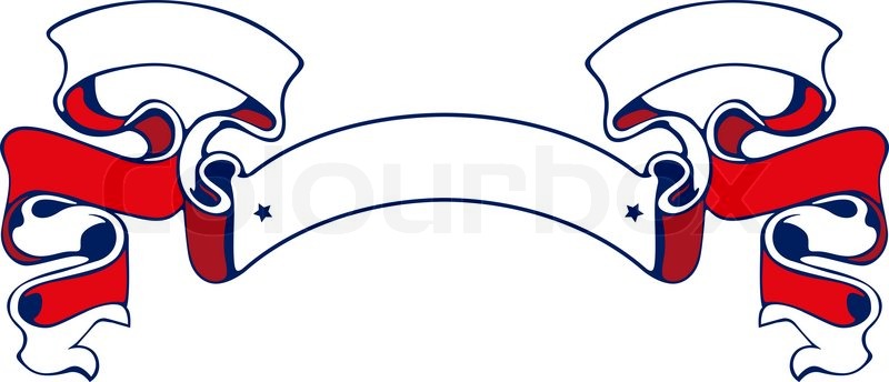 800x344 Vintage Ribbon Emblem. Vector Illustration. Stock Vector Colourbox