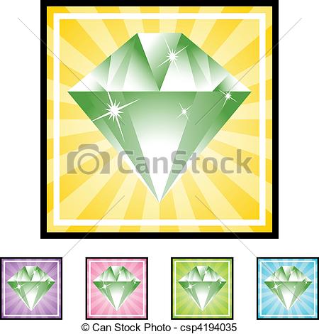 450x470 Emerald Clipart Vector