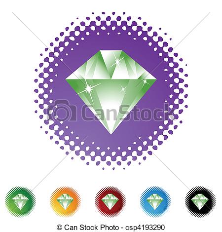 450x470 Emerald Vector Clipart
