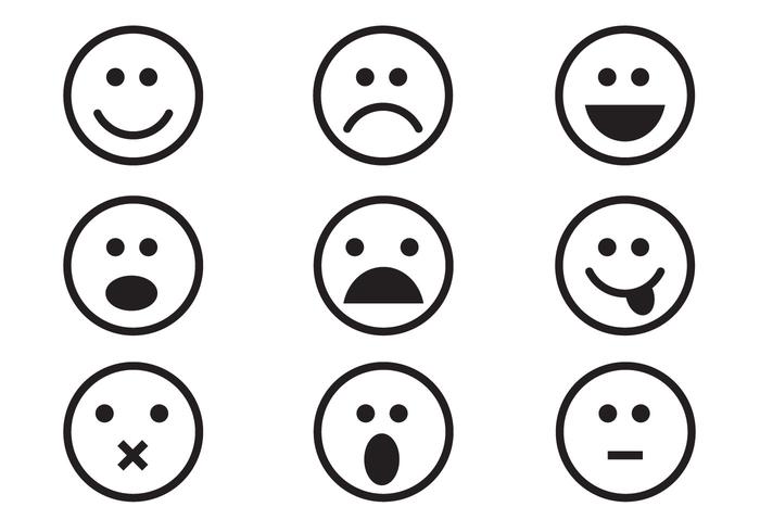 700x490 Free Emoticon Set Vector