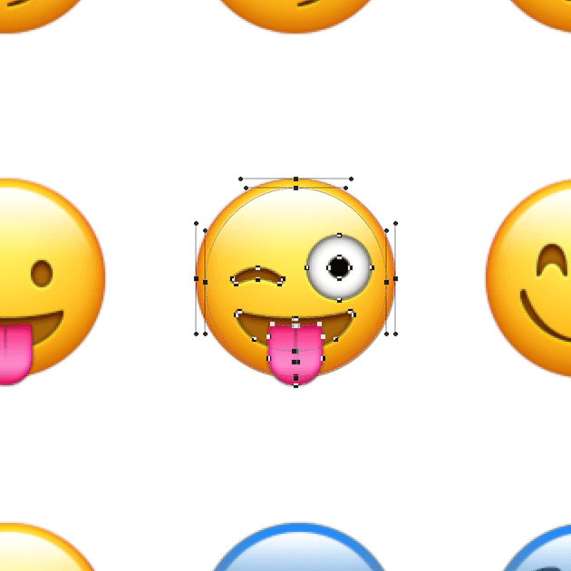 630x630 Vector Emoji Apply Pixels