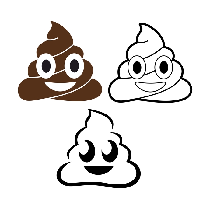 690x690 Poop Emoji Design Svg Dxf Eps Png Cdr Ai Pdf By Vectordesign On Zibbet
