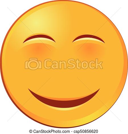 450x470 Collection Of Free Blushed Clipart Emoji. Download On Ubisafe