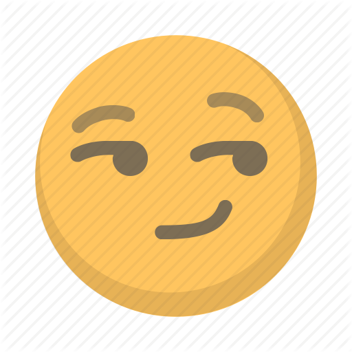 512x512 Collection Of Free Vector Emoji Smirk. Download On Ubisafe