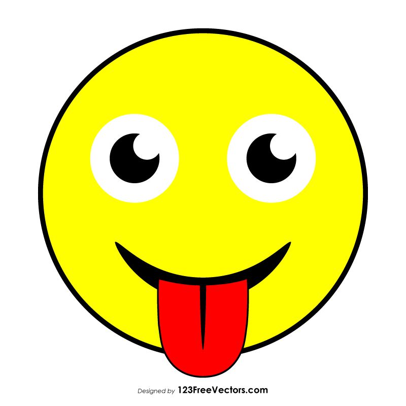 800x800 Face With Stuck Out Tongue Emoji Vector Download Free Vectors