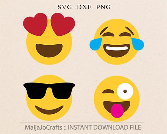 570x456 Emoji Svg Emoji Emotions Svg Files T Shirt Designs Vinyl Etsy