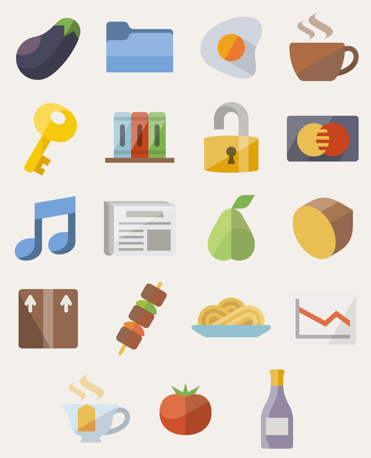 1200x1480 Flat Emoji List Vector Pack