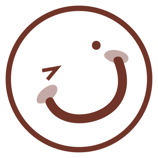 512x512 Smirk Flat Emoticon