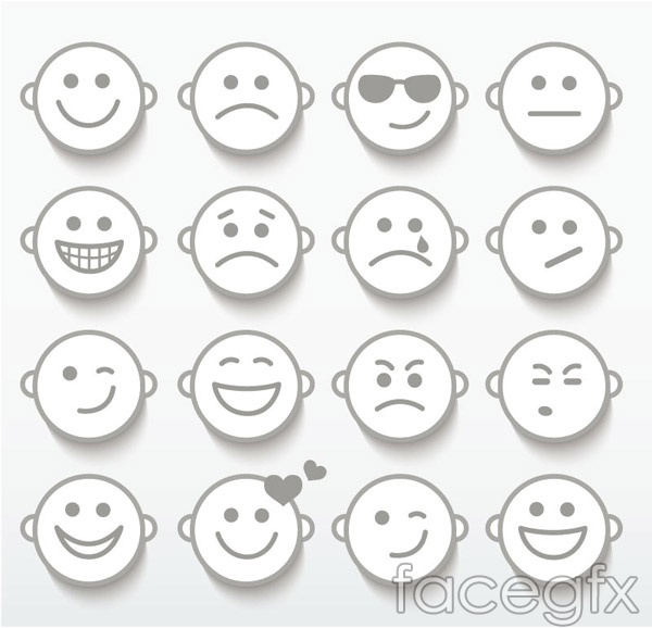 Emoticons Vector