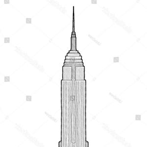 Empire State Building Vector at GetDrawings | Free download