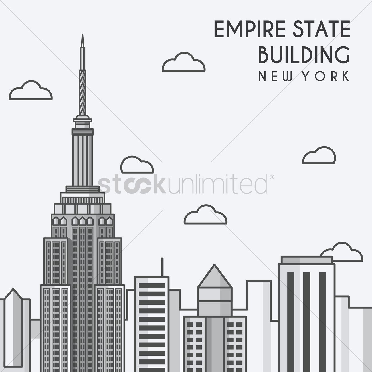 Empire State Building Vector at GetDrawings | Free download